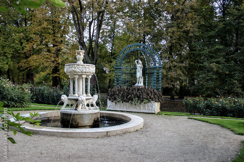 Lanсut, Poland - 06 October 2013: Beautiful Palace in Lanсut (Lantzut) photo