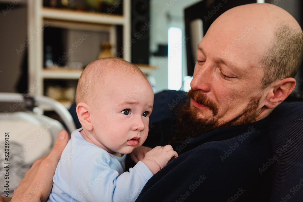 Father and son bonding