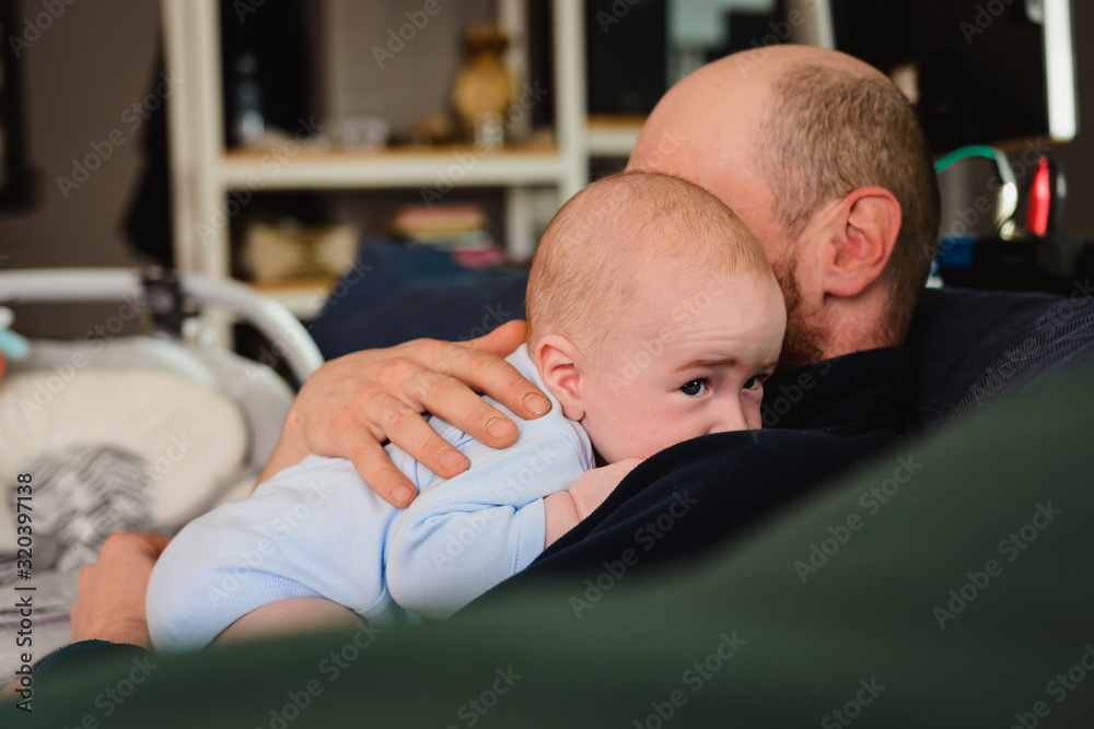 Father and son bonding