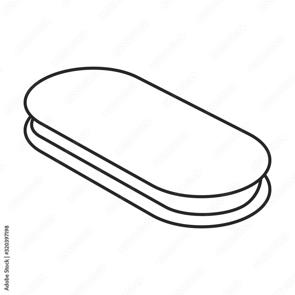 Biscuit cookie vector icon.Outline,line vector icon isolated on white background biscuit cookie. Biscuit cookie vector icon.Outline,line vector icon isolated on white background biscuit cookie.