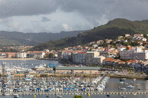 Baiona from the castle, Galicia, Spain