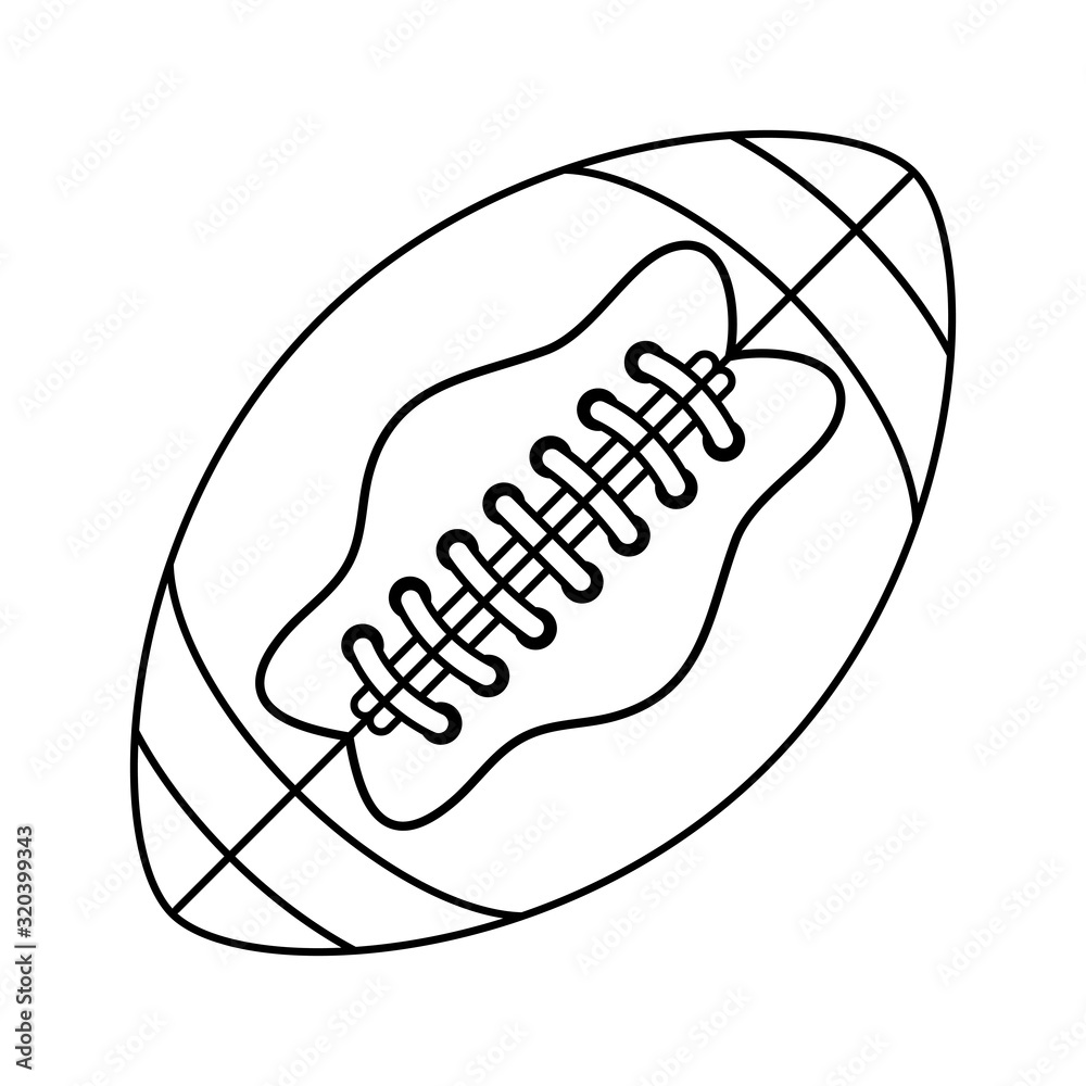 american football sport balloon icon american football sport balloon icon