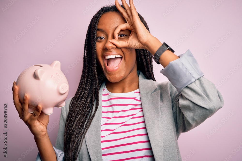 head face piggy bank rich money saving cylinder ha' Women's