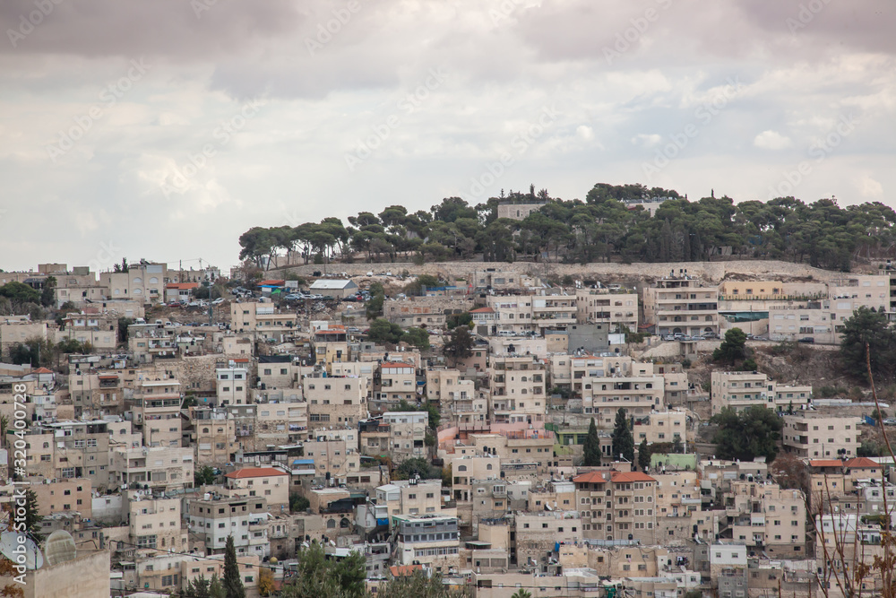 City on a hill in Israel