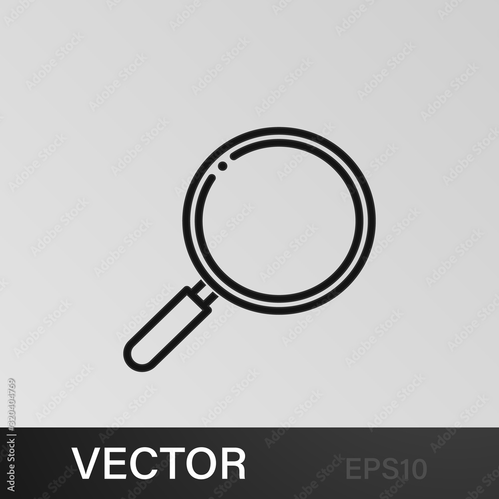magnifier icon. Element of science illustration. Thin line illustration for website design and development, app development. Premium outline icon magnifier icon. Element of science illustration. Thin line illustration for website design and development, app development. Premium outline icon
