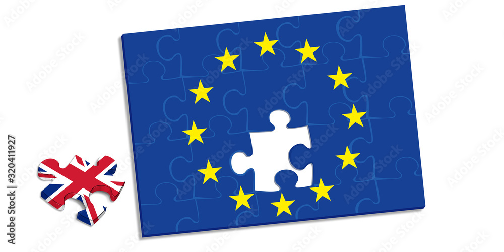 Brexit Konzept - Großbritannien verlässt die Europäische Union Brexit Konzept - Großbritannien verlässt die Europäische Union