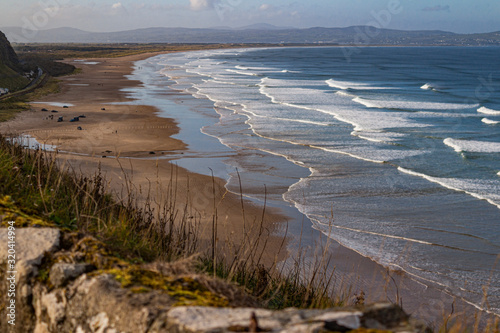 Downhill and Benone beach, Downhill, County Londonderry, Northern Ireland photo