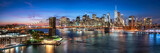 New York City skyline with Brooklyn Bridge