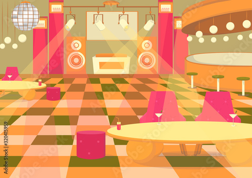 Nightclub with Lounge Area, Bar and Dance Floor