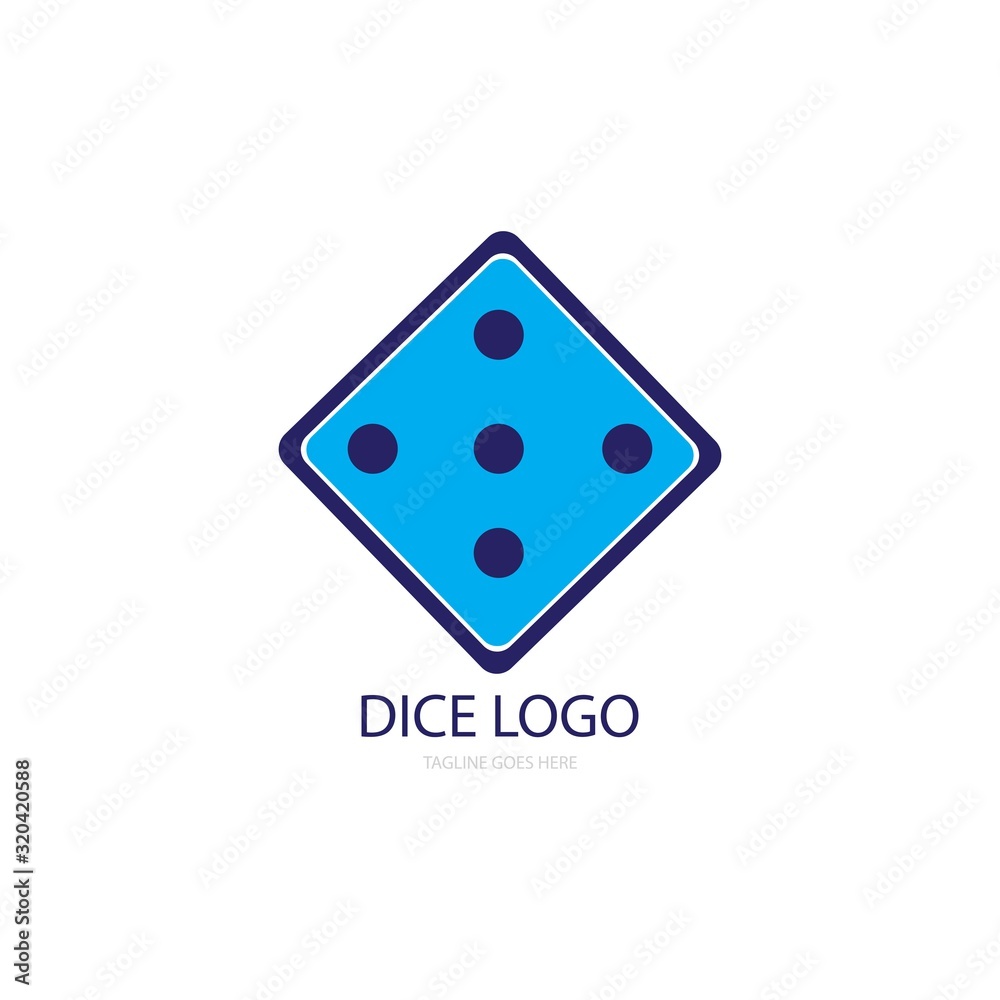 dice logo vector dice logo vector