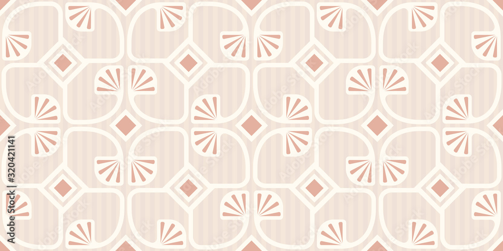 pattern with abstract geometric plants. pattern with abstract geometric plants.