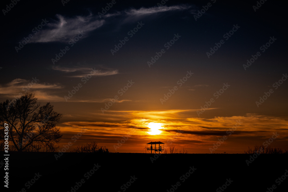 Fototapeta premium texas sunset