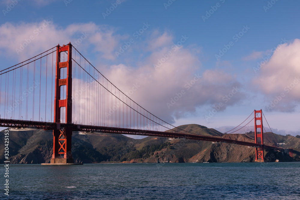 View from the Golden Gate Bridge in San Francisco, California, United States.