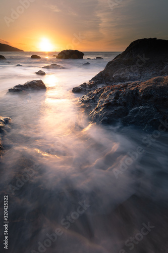 View from Marshall s beach in San Francisco  California  United States.