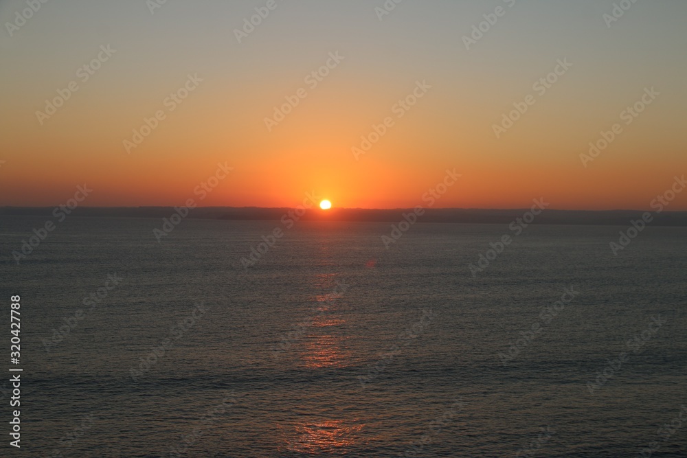 Fototapeta premium sunset at the sea