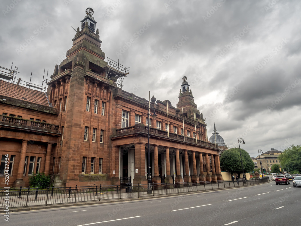 Old Kelvin Hall building in Glasgow, scotland.