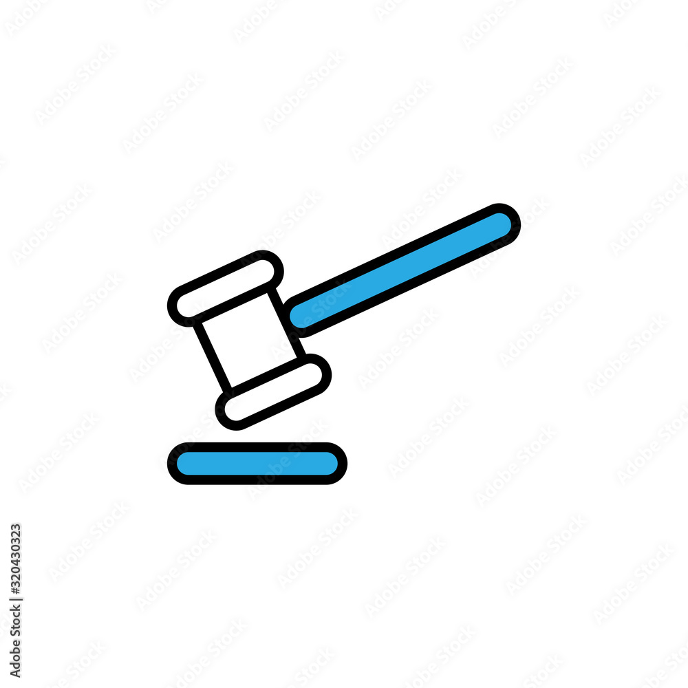 Vector Law justice icon Vector Law justice icon