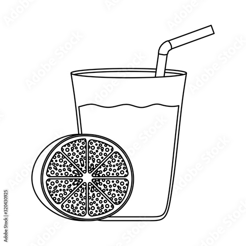 orange citrus fruit with juice glass