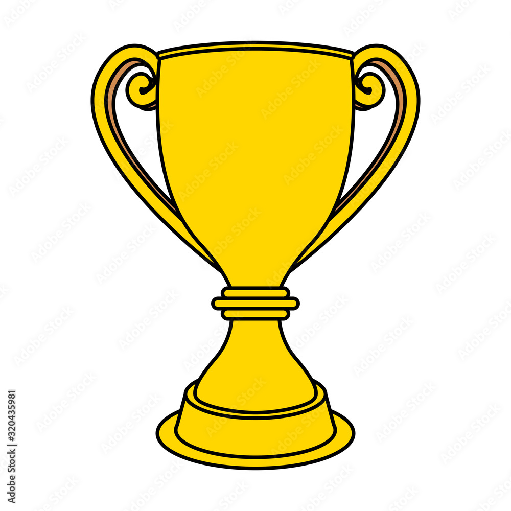 Fototapeta premium trophy cup award isolated icon