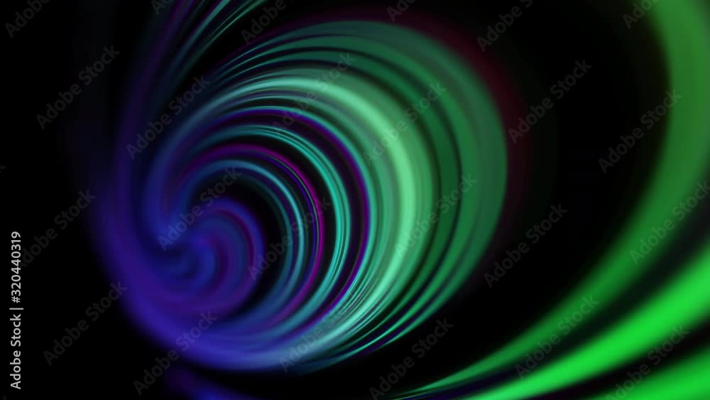Abstract background of glowing neon light curved lines, multicolor fluorescent 4K animation. Red, blue, green, yellow spectrum spiral rotation Abstract background of glowing neon light curved lines, multicolor fluorescent 4K animation. Red, blue, green, yellow spectrum spiral rotation