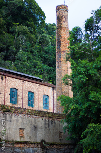 old factory in the village