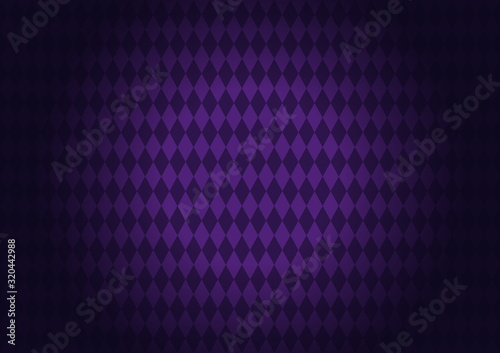 Papier peint Diamond-shape quadrangle Purple Background, The pattern on the purple floor for gretting card banner, poster,  template, Flyer & brochure, vector illustration, EPS10