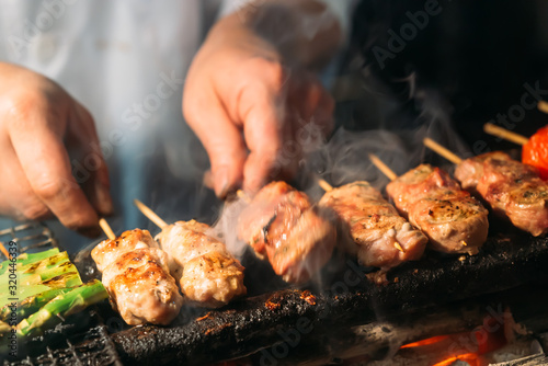 Obraz na płótnie 焼き鳥