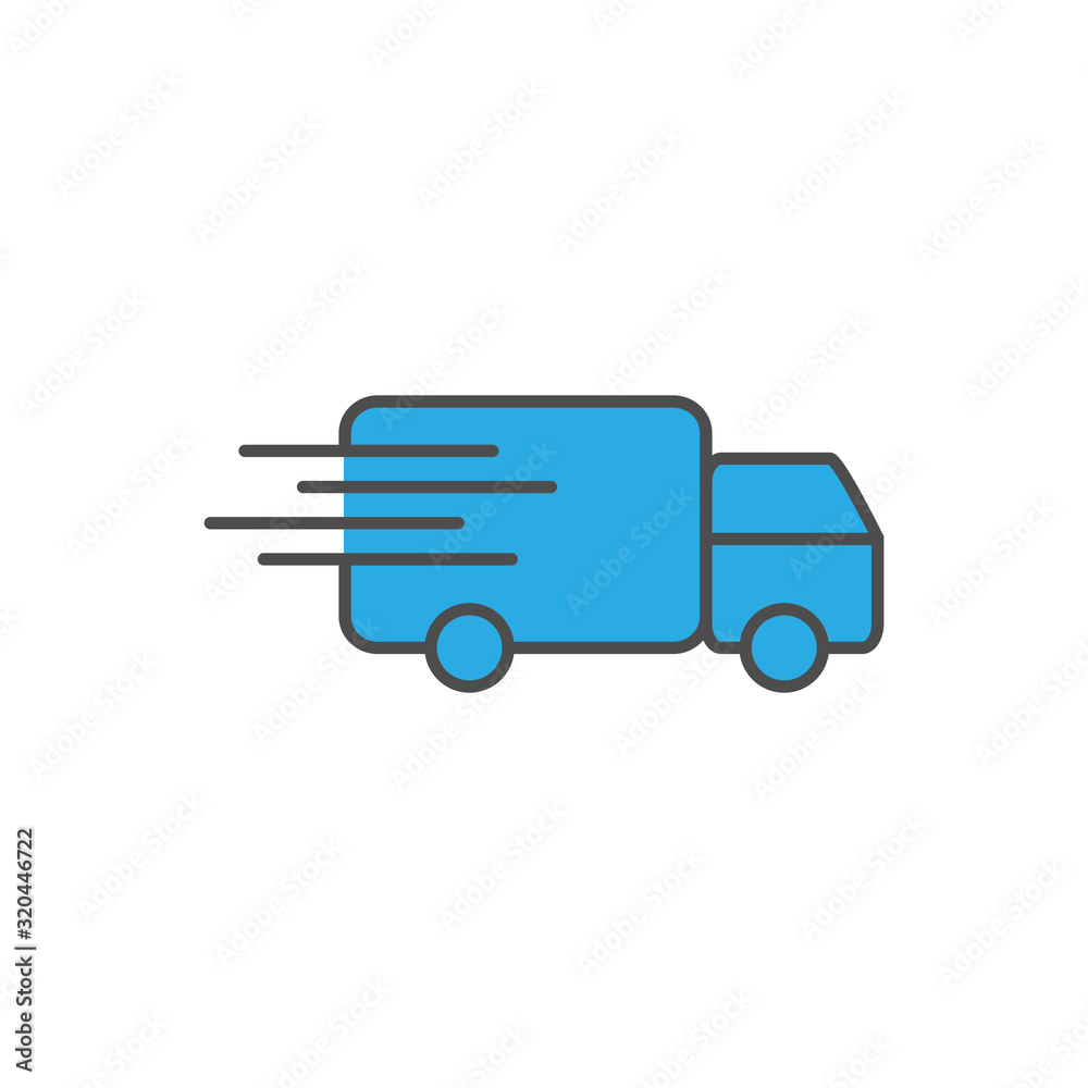 truck icon vector for your web design, logo, UI. illustration truck icon vector for your web design, logo, UI. illustration