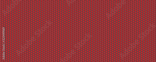 3d material hexagon red spiderman nano suit texture background