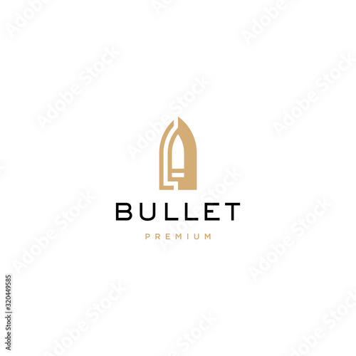 Bullet logo icon illustration vector template