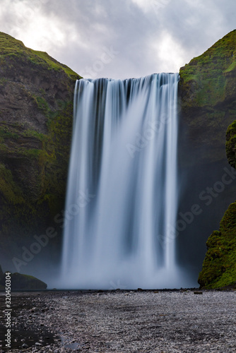 Sk  gafoss  a massive waterfall in Iceland