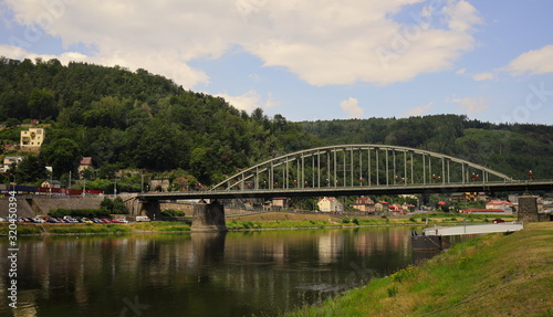 Bridge over the river, Decin, Czech Republic © Robert