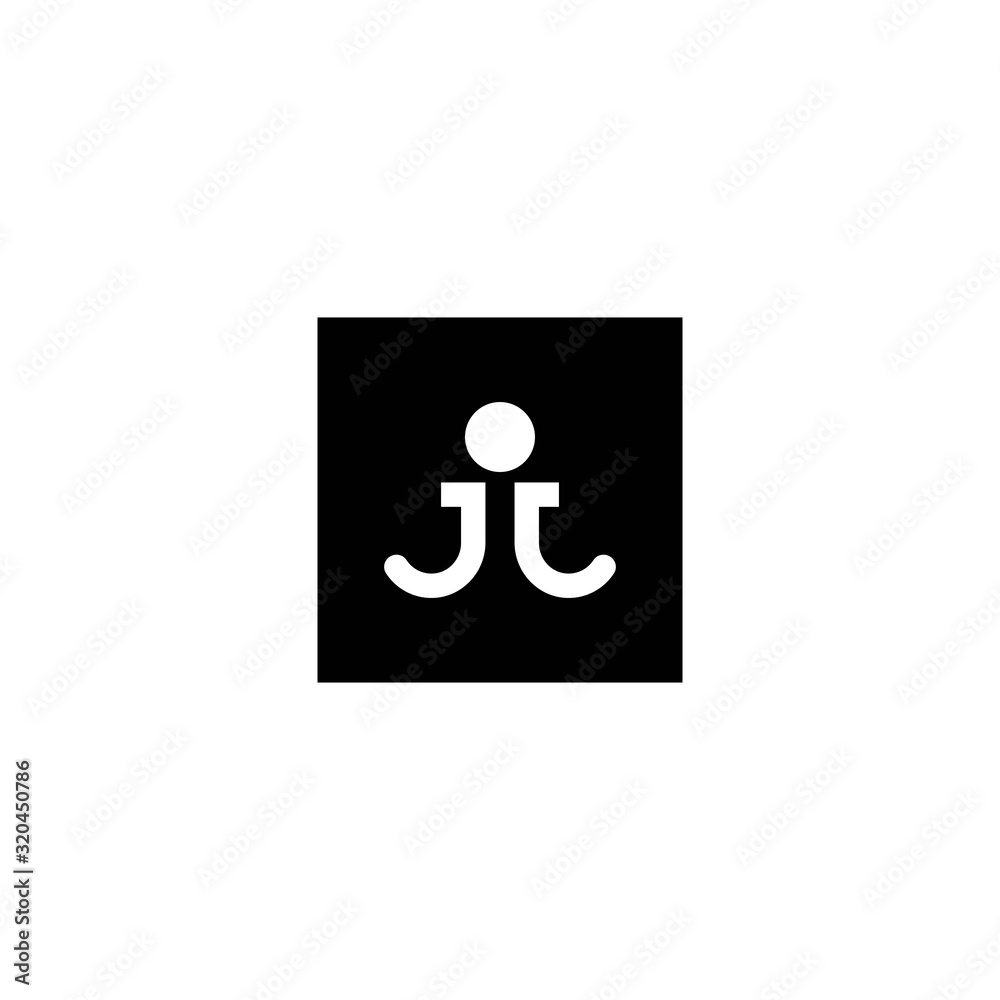 J Letter people logo business template vector icon J Letter people logo business template vector icon