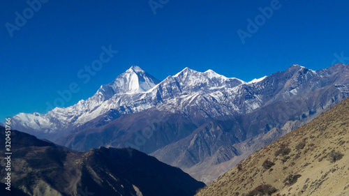 Beautiful photography of the mountains of the Himalayas © SP Kiran