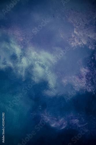 Abstract blue paint color © pandaclub23
