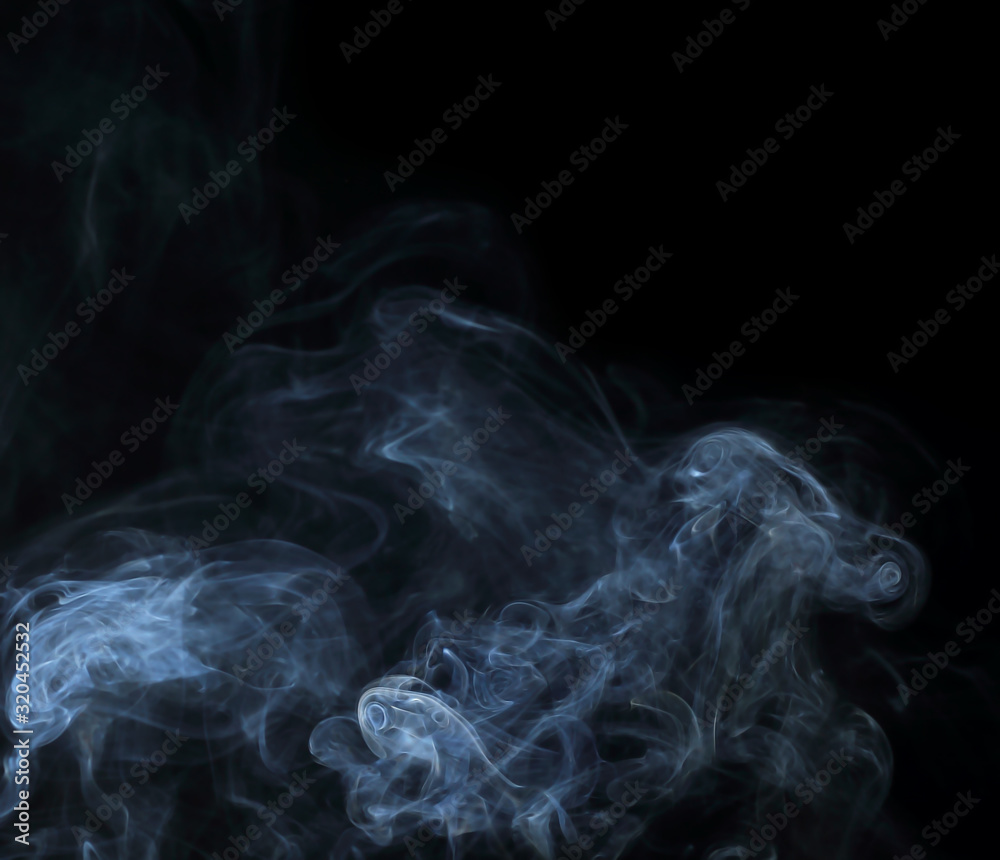 Obraz premium Smoke black background