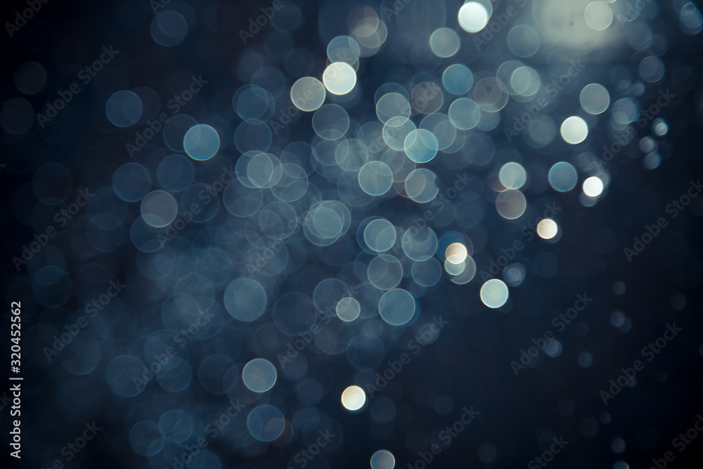 Abstract blue bokeh Abstract blue bokeh
