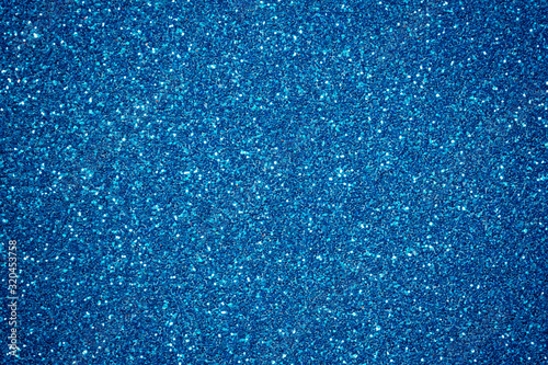 Abstract blue luxury glitter
