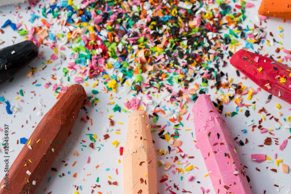 Obraz premium カラフルの画材のオイルクレヨン