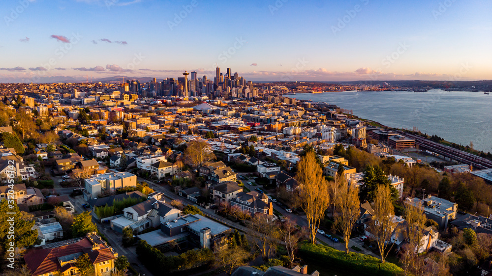 Seattle Drone Pano