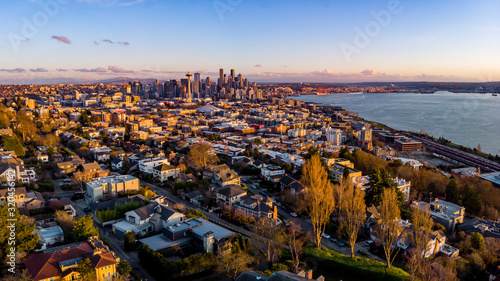 Seattle Drone Pano