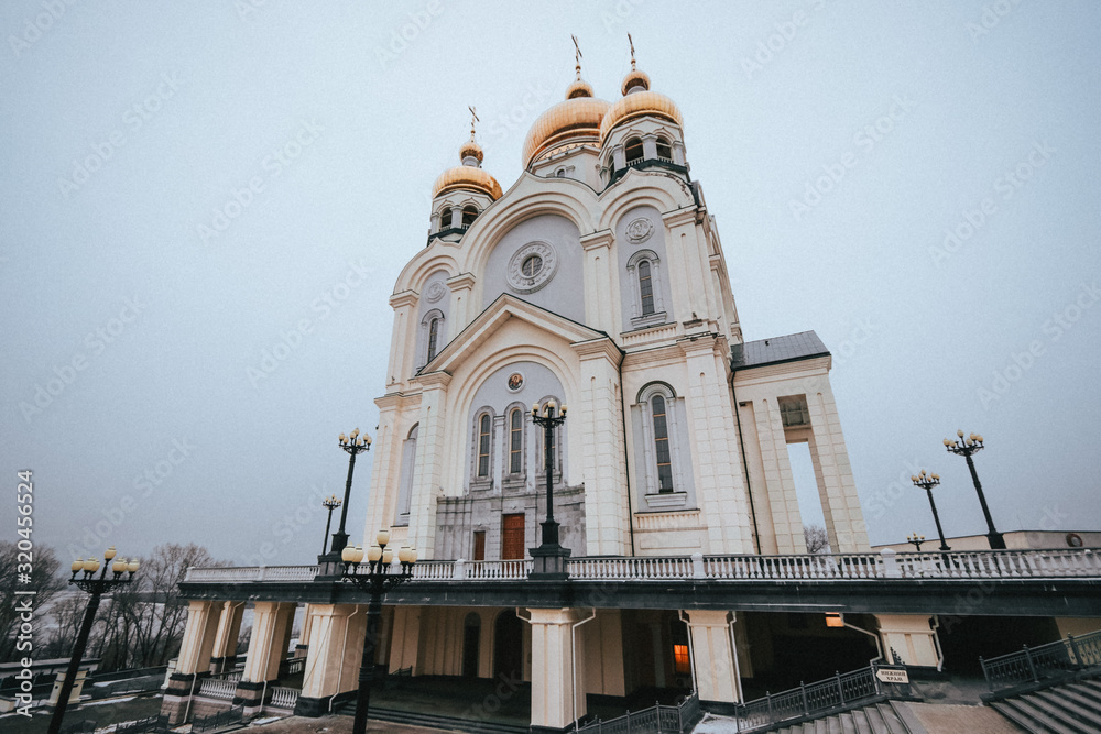 church in  Khabarovsk, Russia.