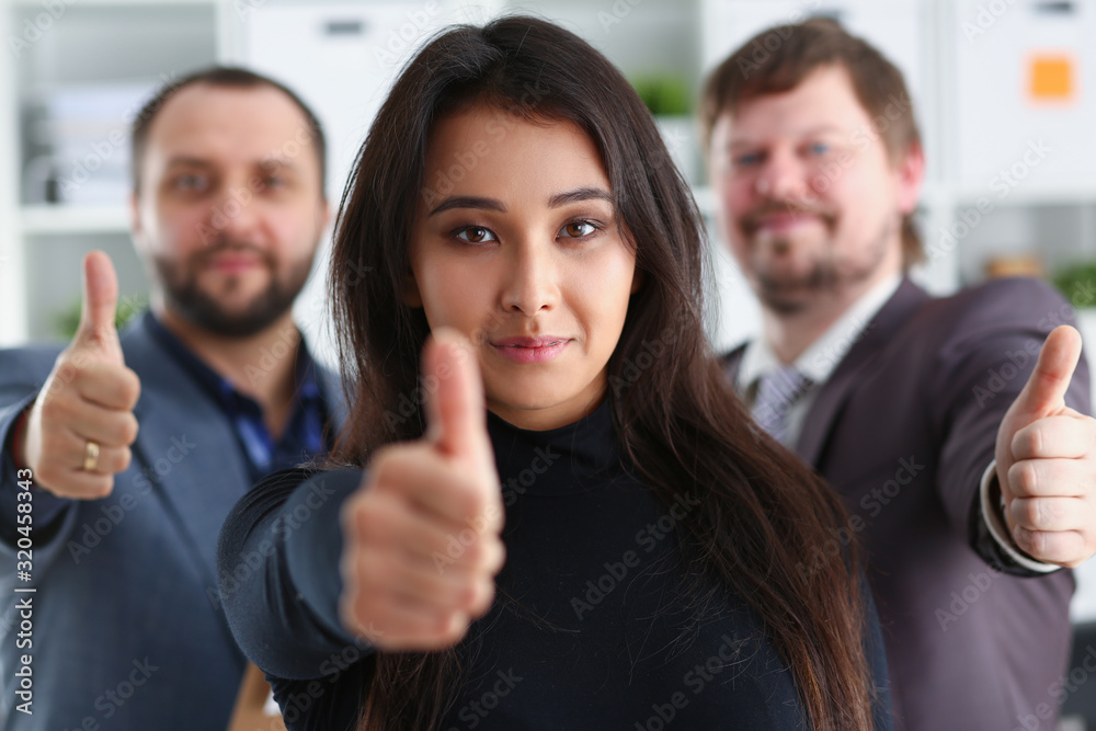 cheerful young businessmen are happy to work together friendly team have success results cheerful young businessmen are happy to work together friendly team have success results