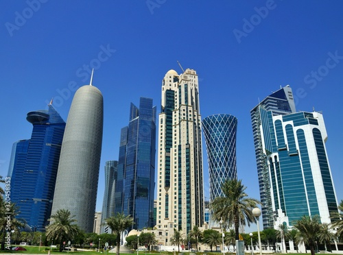 modern buildings in Doha