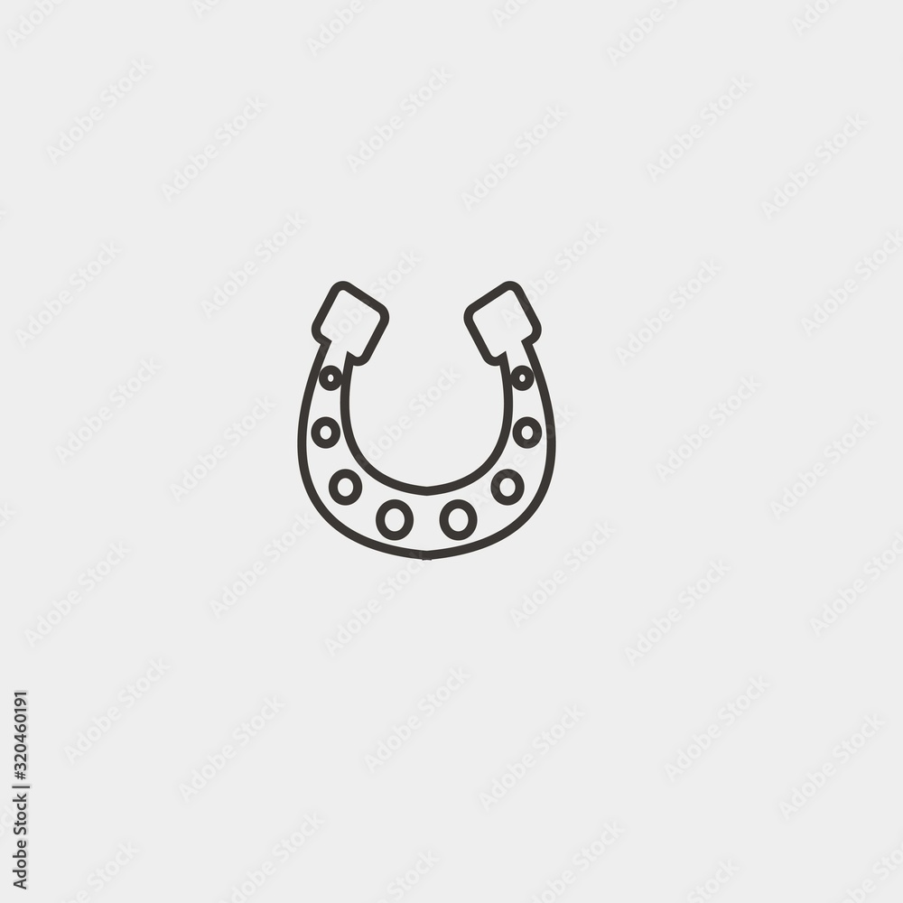 horse shoe icon vector illustration and symbol foir website and graphic design horse shoe icon vector illustration and symbol foir website and graphic design