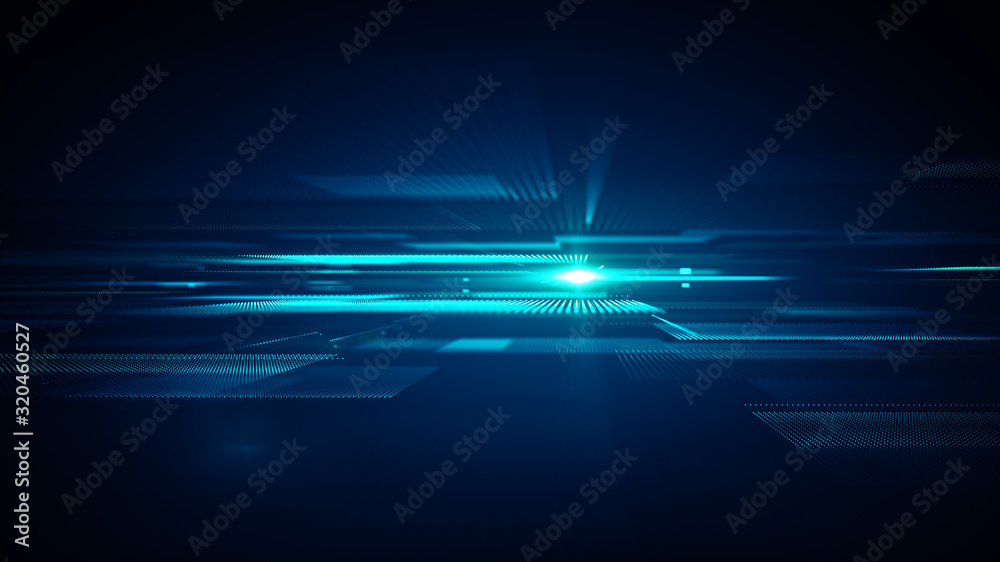 Obraz premium Abstract technology big data background concept.