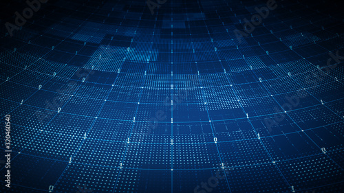  Abstract technology big data background concept.