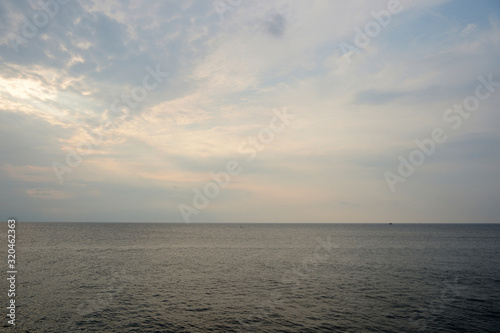 Beautiful Mediterranean seascape on a summer evening. Sicily, Italy