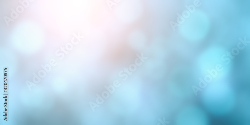Blurred background of blue color