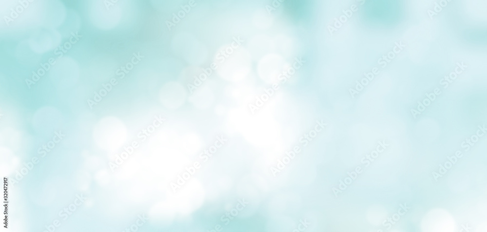 Abstract illustration of blurred light spots on blue background Abstract illustration of blurred light spots on blue background